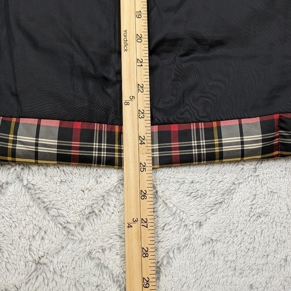 Eddie Bauer Vest Women's M White Red Black Plaid Goose Down 700 Fill Puffer - Picture 5 of 10